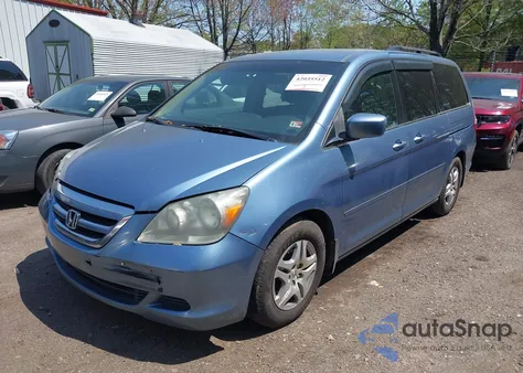 2006 Honda Odyssey Ex z USA, uszkodzony, nr VIN 5FNRL38426B099308